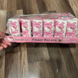 24 pc Hello Kitty Pink and White Deodorant Stick Set